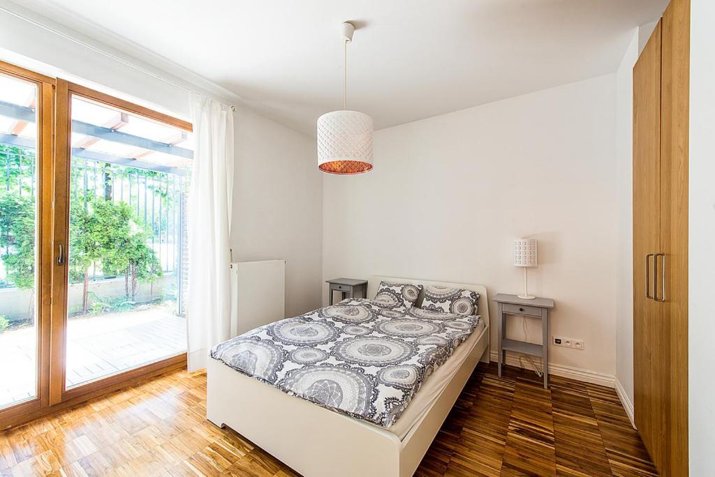 Apartment Powisle With Garage Warschau Exterior foto
